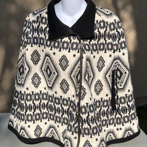 Beautiful Patterned Cape Perfect for Winter